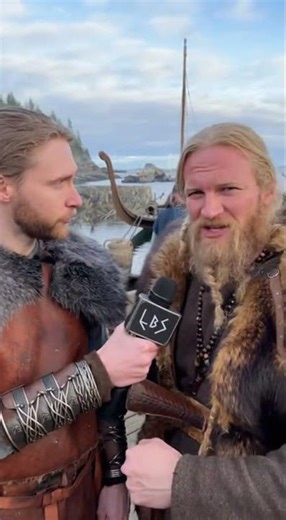 Modern interview meets Viking Age drama! #Viking #TimeTravel #Comedy