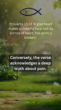 The Secret to a Truly Cheerful Life | Daily Bible Verse | Proverbs 15:13