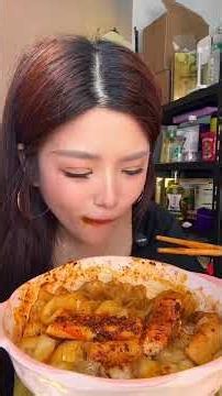 Spiciest Sesame Wide Noodles ChallengeChinese Street Style Sesame Sauce Wide Noodles Recipe