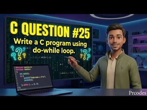 C Programming Question #25 | Do While Loop Program in C