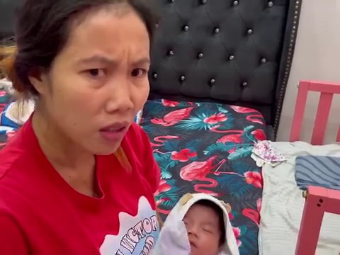 9.3M views · 374K reactions | dagma mi Gia prank (disclaimer: were using pillow while making in this video, no baby were harmed and hurt in the making if this video) | Girley mindset & family | Facebook