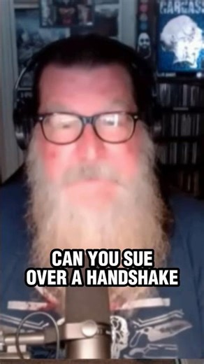Can You Sue Over a Broken Handshake? ￼#legalexploration #lawyeranalysis #knowyourrights #shorts