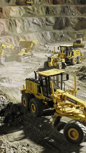 Unbelievable Miniature Heavy Equipment Action! 🏗️