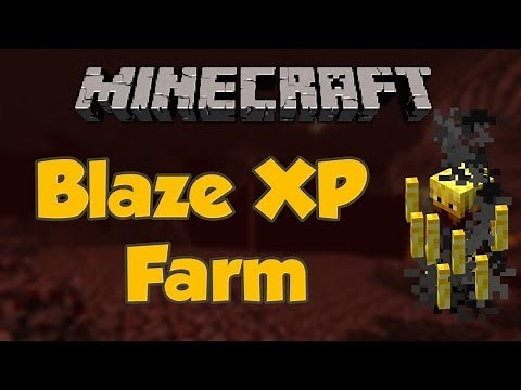 Minecraft: How To Make A Blaze XP Grinder!
