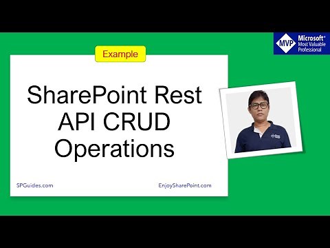 SharePoint rest api crud operations | CRUD operation in SharePoint Online using rest api