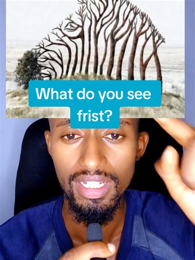 At first, I saw trees… then I saw something deeper. 👀🌳 What did you see first?#WhatDoYouSee #OpticalIllusion #LookTwice #HiddenImage #ethiopian_tik_tok🇪🇹🇪🇹🇪🇹🇪🇹