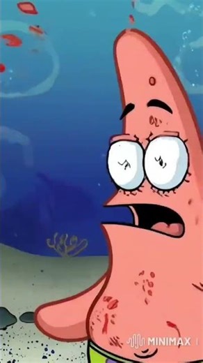 Evil SpongeBob bites Patrick