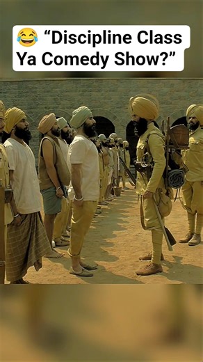 🪖😄 “Ishar Singh Ka Sakht Order, Sipahiyon Ka Funny Jawab!” #kesari #army #bollywood #movie #shorts