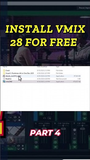 How to use vMix 28 for FREE in 2026 ✅ (100% Legal) #Shorts