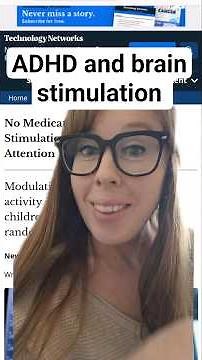 New ADHD study with brain stimulation #adhd