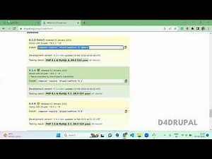 Install webform module in Drupal 10 | D4Drupal