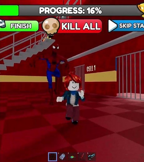 Roblox - SPIDERMAN'S PRISON RUN OBBY New Update