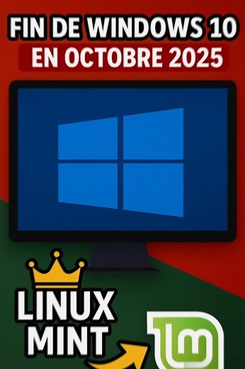 FIN DE WINDOWS 10 en 2025 : Passe à Linux Mint FACILEMENT