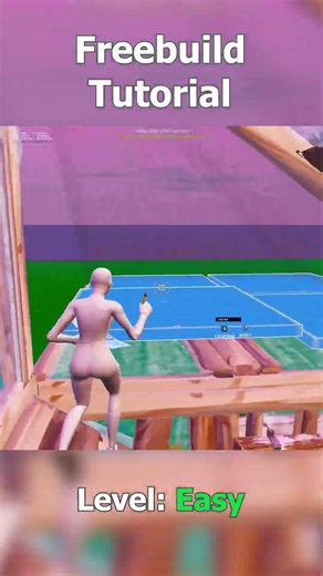 Fortnite FREEBUILD TUTORIAL EASY LVL #fortnite