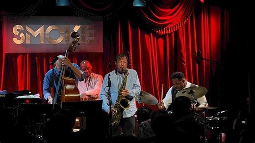 Sitting in at SMOKE Jazz Club with the Branford Marsalis Quartet w/ Joey Calderazzo, Eric Revis & Justin Faulkner... "Rhythm-A-Ning" (Thelonious Monk) | Chris Potter