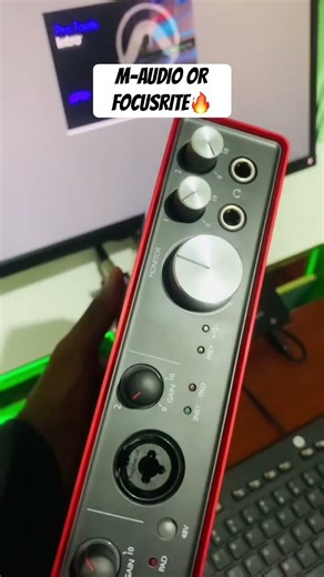 M-Audio or Focusrite? #music #focusrite #maudio
