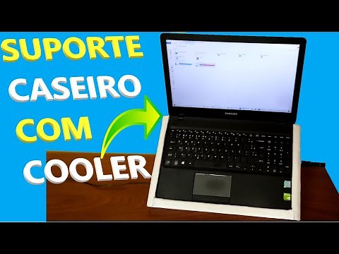 How to make a notebook stand with a cooler - Make your notebook cooler and faster