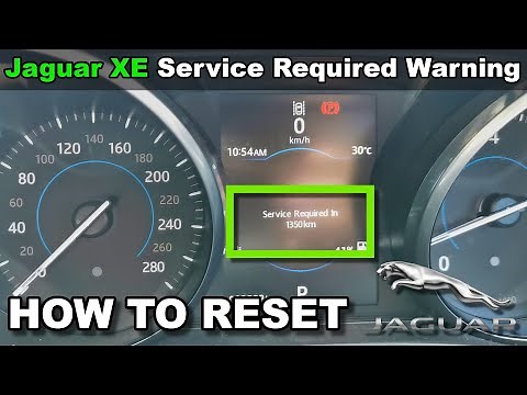 Jaguar XE Service Required Warning Reset - How To DIY