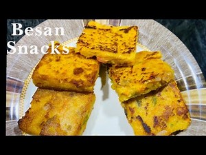 Besan Snacks Recipe | Rava Besan Crispy Snacks Recipe | Crispy Snacks | Snacks Recipe