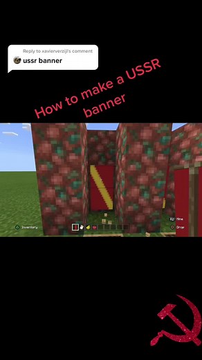 How to Make a USSR Banner in Minecraft