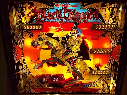 Williams Black Knight Restoration Completed! (Dr. Dave's Pinball Restorations)