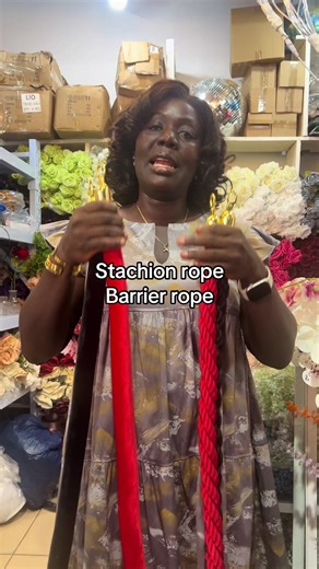 Premium Stanchion Rope for Sale in Red and Black