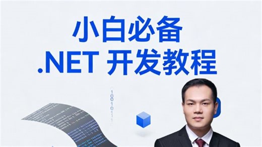 小白秒变.NET开发大神教程：语法精讲   企业级项目实战，手把手带你搞定职场开发难题！