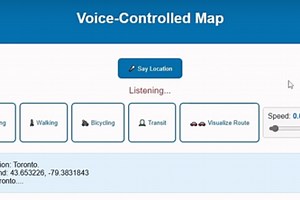 Voice-Controlled Map