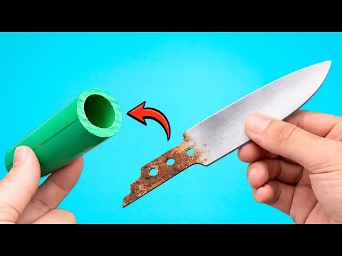 Don't Throw Away Your PVC Pipe! I'll Show You How to Make a PVC Knife Handle.