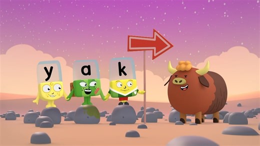 Aaphablocks第五季第12集！BBC自然拼读节目 在阿尔法星球的一天Around Alphaland in a Day