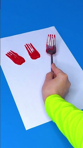 🎨 Flower Art Fun! 💛 #art #kids