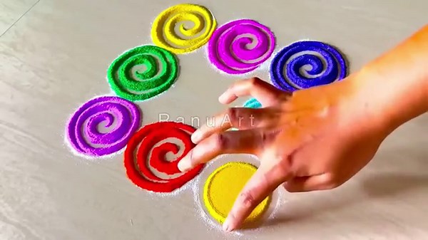 Navratri & Diwali Rangoli 2025 | Beautiful Ghatasthapana Rangoli Designs | Ranu Art