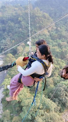 kartar Singh on Instagram: "Are u ready for rope cutting swing 🫣 . . Jumper @nehayogshala Credit goes to @jumpinheights . . . #bunji #bungy #thrill #thriller #adventure #rishikesh"