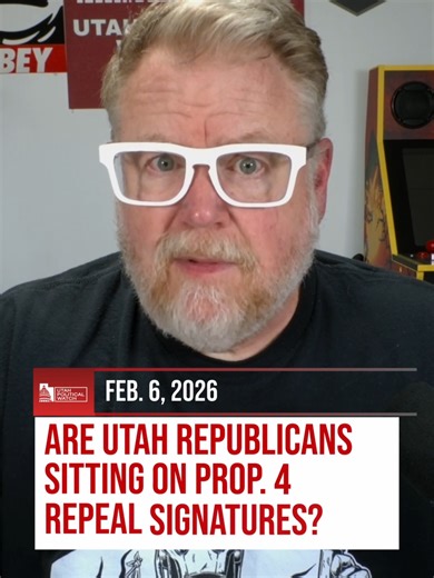 Theory: Utah's GOP is sitting on thousands of signatures to repeal Prop. 4 at the last minute. Reality: The numbers don't add up.#politics #utpol #politicalnews #politicstiktok #utah #utahpolitics #utahnews