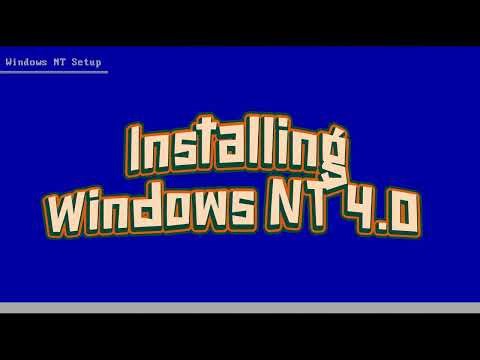 Installing Windows NT 4.0