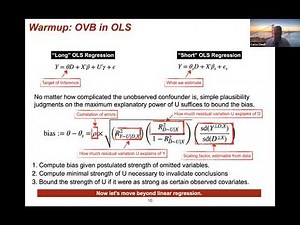 Carlos Cinelli: Long Story Short: Omitted Variable Bias in Causal Machine Learning