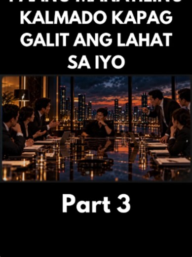 Paano Manatiling Kalmado Kapag Galit ang Lahat sa Iyo Part 3 #fyp #fypシ゚ #stoic #buhay #pera