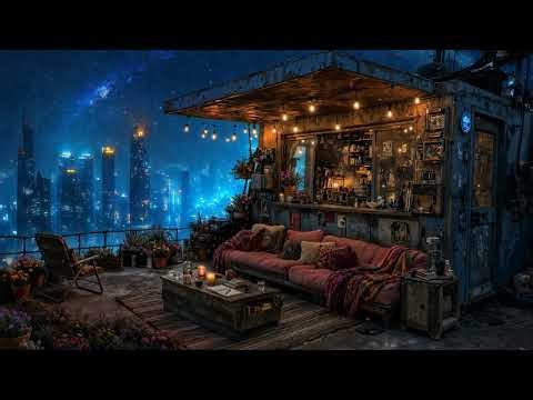 Lofi Zen - Overlooking Kaishin City with Calm Lo-fi Chillhop | For Study, Sleep, or Relaxation | 4K