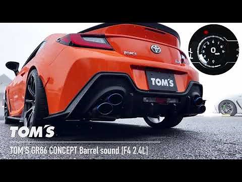TOM'S GR86 TOM’S Barrel Sound 車検対応[F4 2.4L NA]
