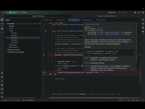 J209 4Palindrome | JAVA II coursework