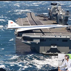 1.1M views · 10K reactions | Impossible Takeoff Supersonic Tupolev TU-144D from Aircraft Carrier | Karannnnnnnn | Facebook