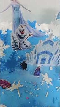 Frozen Theme Cake | Square Shape Custom Cake | Sweet Home Bakery)