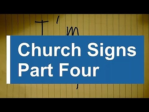 Church Signs Part Four