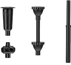 POPOSOAP Fountain Nozzle Kit, Water Fountain Double layer nozzle for Pond Fountain Submersible Pump Pool