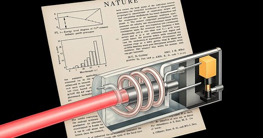 El primer láser de la historia se encendió hace 65 años y funcionaba con rubí rosa: su hallazgo fue rechazado por una gran revista científica