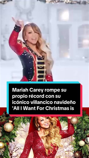 Mariah Carey conquista nuevamente la Navidad