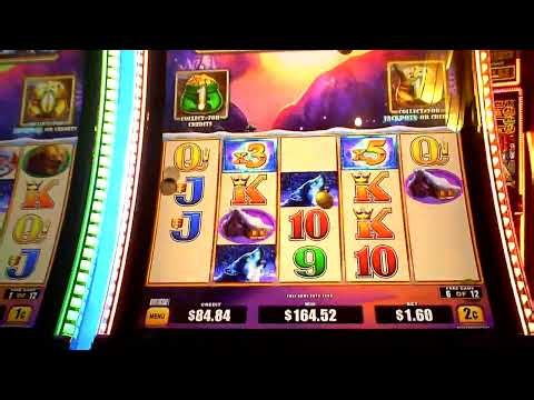 Timber Wolf Triple Power Slot Machine NICE WIN Bonus