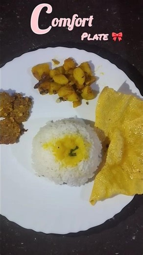 Simple Homemade Thali | Comfort Food at Home 🍚 #aestheticshorts #dailyvlog #homemadefood