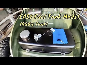 Early VW Beetle Fuel Tank Mods - DIY - The Sickxty - Volksrod Franken Beetle Baja Build - 52