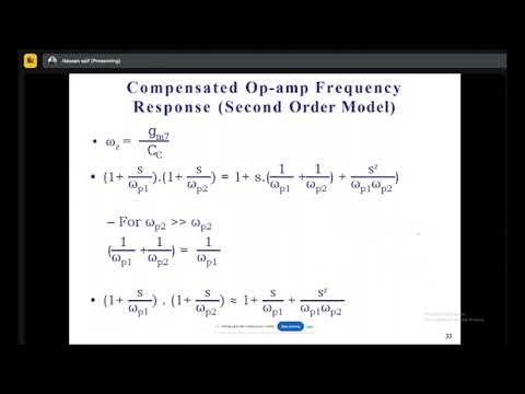 Two Stage Op Amp Design By Dr Hassan Saif